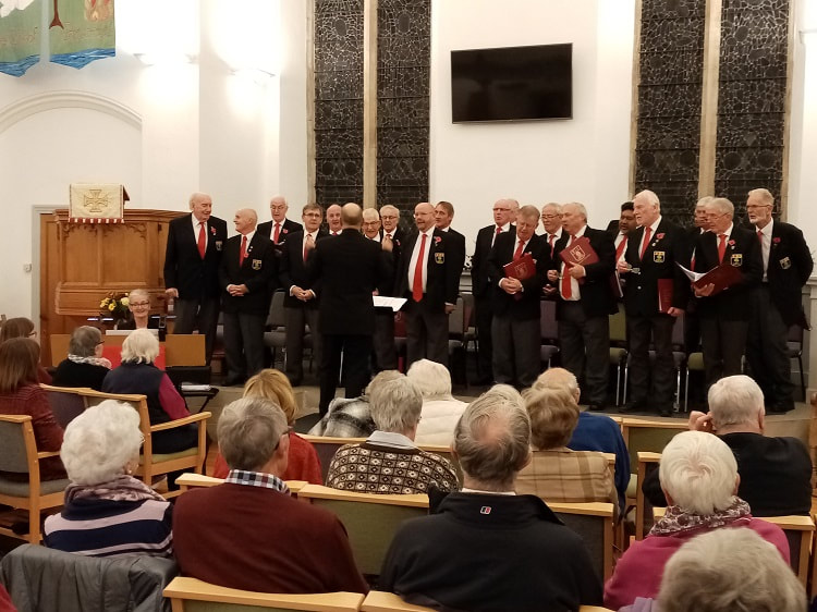 Berwick Male Voice Choir in Yetholm Kirk